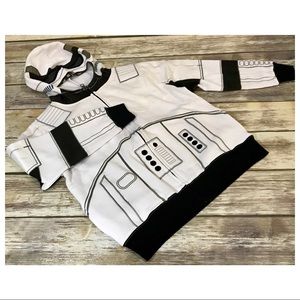Boys Storm Trooper Star Wars Licensed Hoodie - sz7